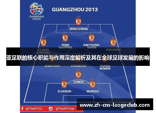 亚足联的核心职能与作用深度解析及其在全球足球发展的影响